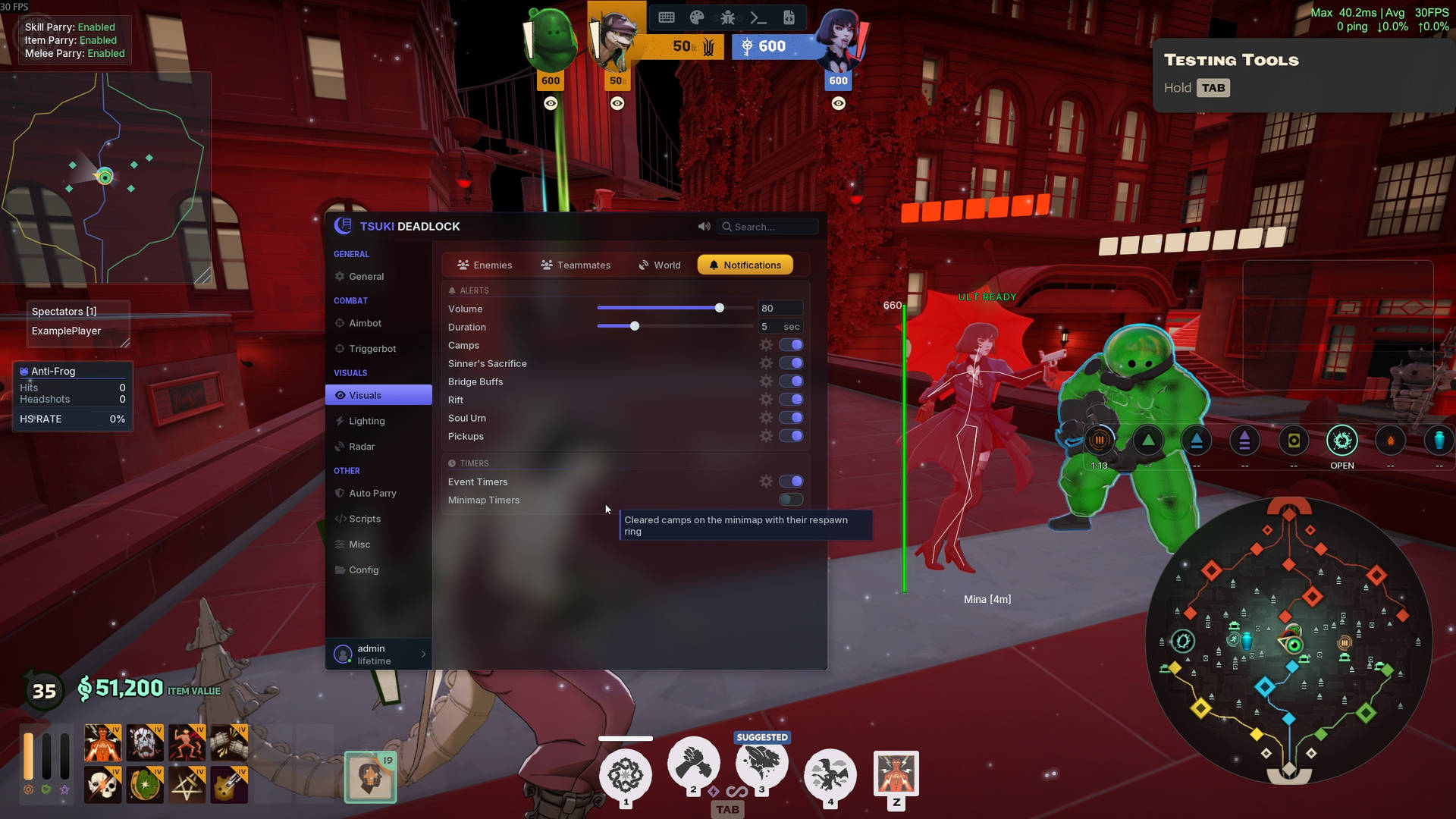 TSUKI Deadlock cheat screenshot 10